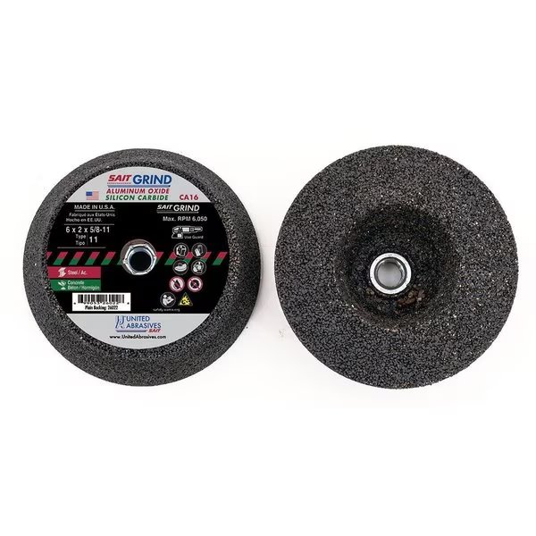 Cup Wheel5x2x5811Ca16PK6, United Abrasives/Sait, Mfr#: 26012